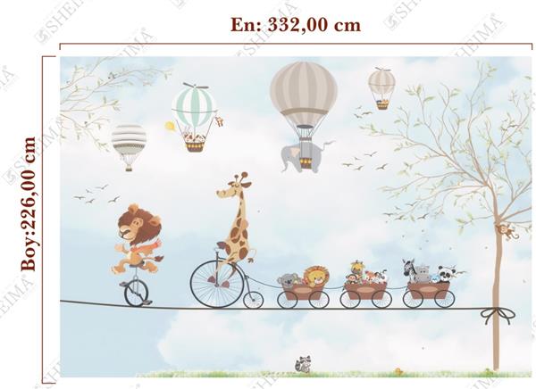 Minik İp Cambazları Çocuk Odası Duvar Kağıdı