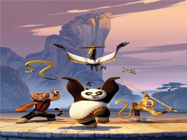 Kungfu Panda Çocuk Odası Duvar Kağıdı
