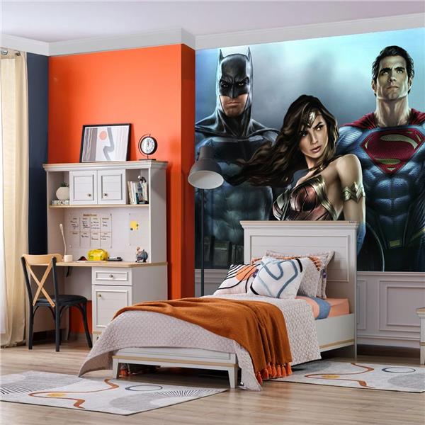 Batman Süperman Çocuk Odası Duvar Kağıdı