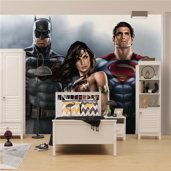 Batman Süperman Çocuk Odası Duvar Kağıdı