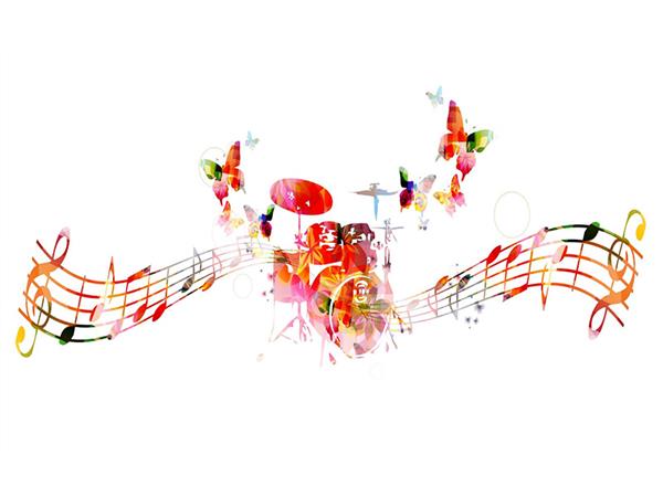 Müzik Görselli Duvar Kağıdı 011