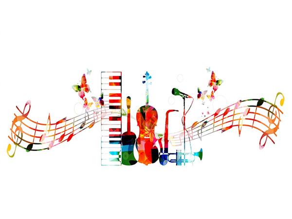 Müzik Görselli Duvar Kağıdı 012