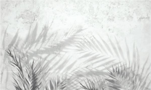 Yaprak Desenli Duvar Kağıtları Palmiye Yaprakları
