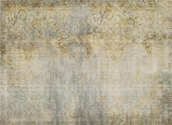 Damask Motifli 3D Özel Tasarım Duvar Kağıdı