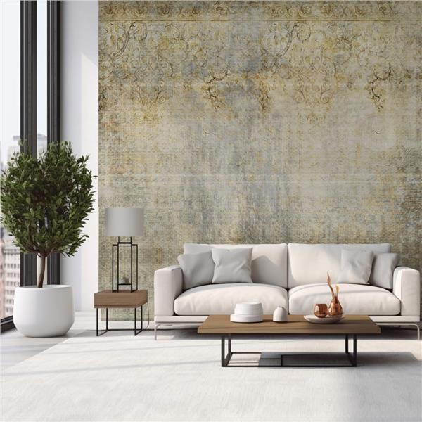 Damask Motifli 3D Özel Tasarım Duvar Kağıdı