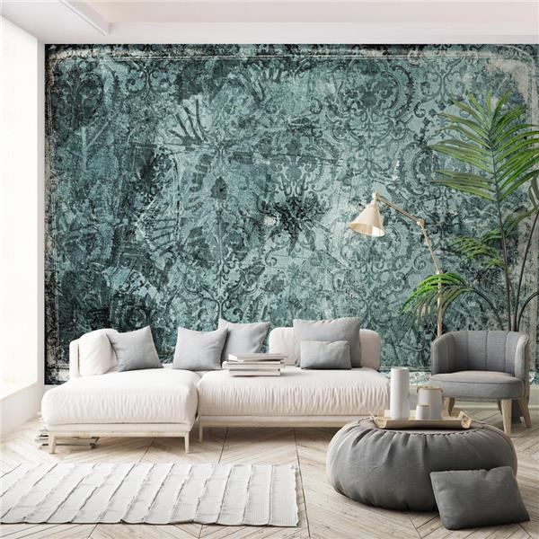 Damask Motifli 3D Özel Tasarım Duvar Kağıdı