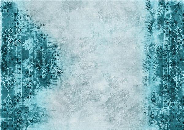 Damask Motifli 3D Özel Tasarım Duvar Kağıdı