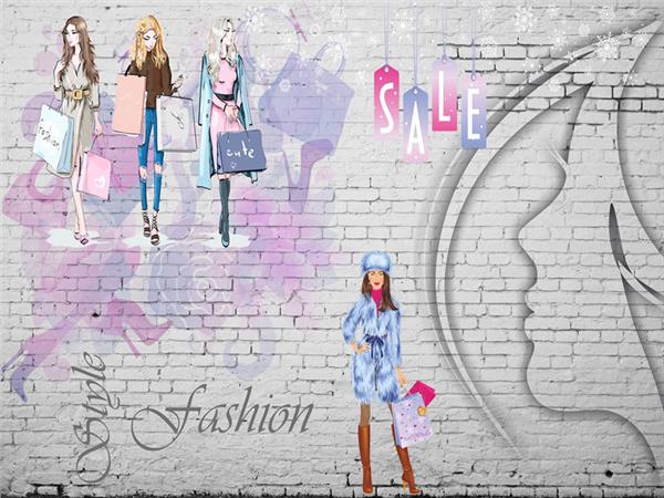 Fashion Style Özel Tasarım Duvar Kağıdı