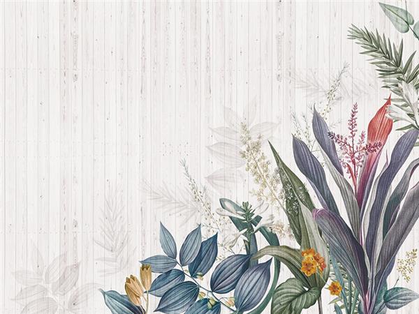 Floral Özel Tasarım Duvar Kağıdı