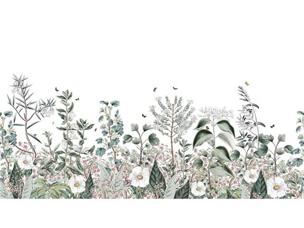 Floral Özel Tasarım Duvar Kağıdı