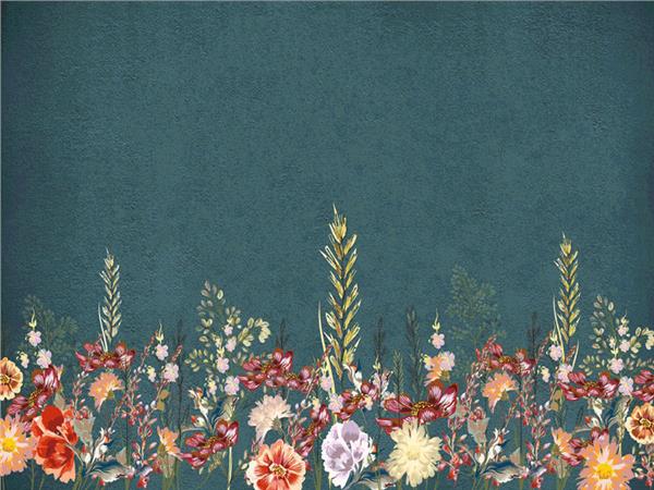 Floral Özel Tasarım Duvar Kağıdı