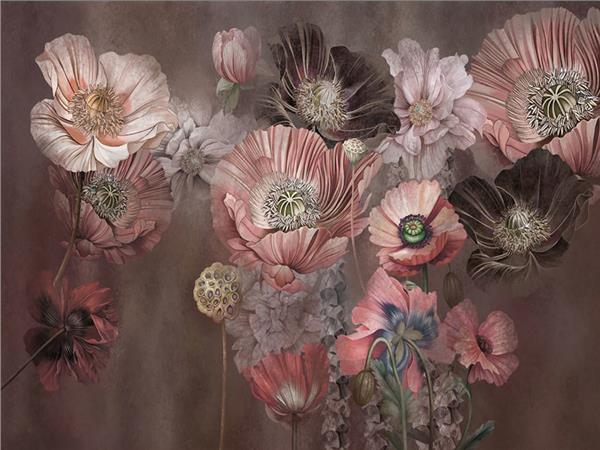 Floral Özel Tasarım Duvar Kağıdı