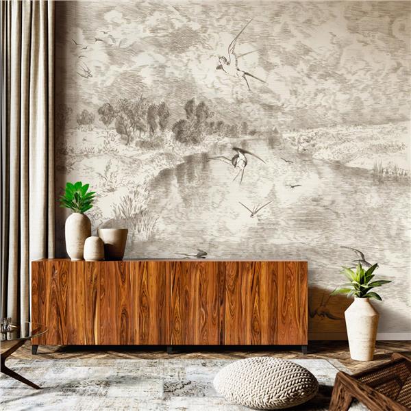 Monochrome 3D Özel Tasarım Duvar Kağıdı