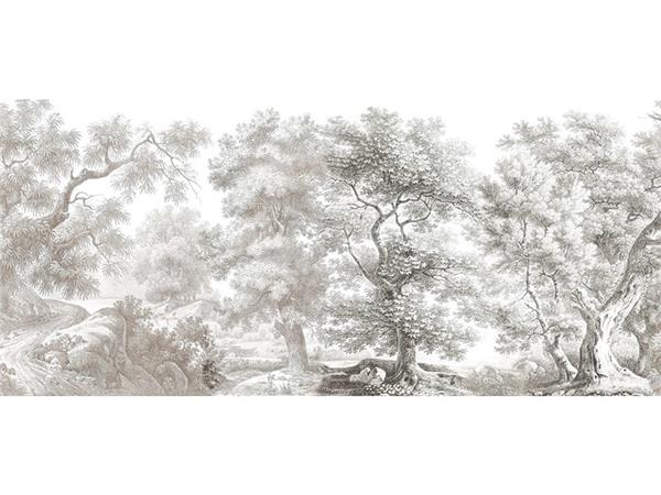 Monochrome Botanik Duvar Kağıdı