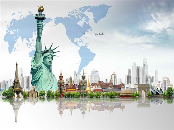 Özgürlük Anıtı Newyork Şehir Manzara Duvar Kağıdı 050