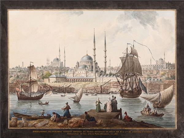 Eski İstanbul Şehir Manzara Duvar Kağıdı 086