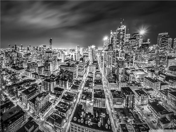 City Lights 3D Duvar Kağıdı