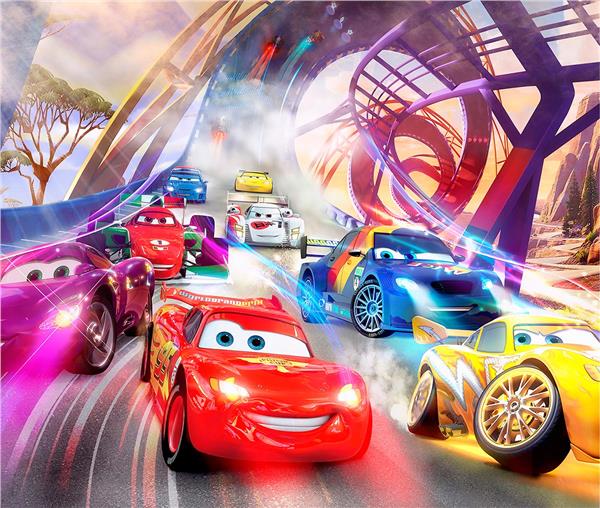 Şimşek Mcqueen Çocuk Odası Duvar Kağıdı