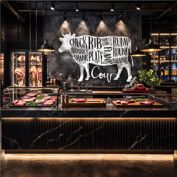 Kasap ve Et Şarküteri Konsept Duvar Kağıdı