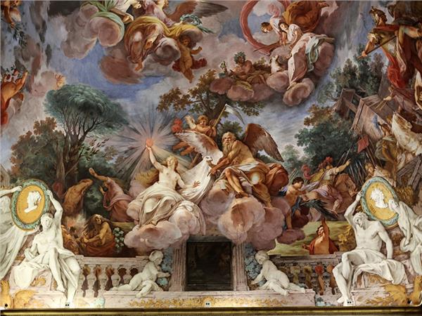 Villa Borghese Sanatsal Duvar Kağıdı