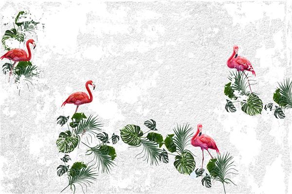 Pembe Flamingo Duvar Kağıdı