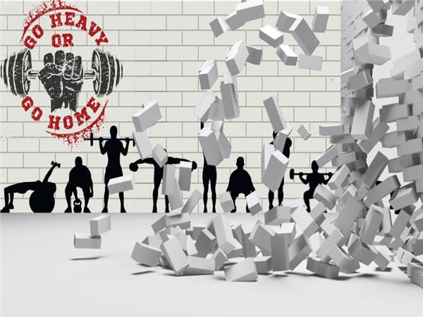 Spor Salonu Fitness Duvar Kağıdı