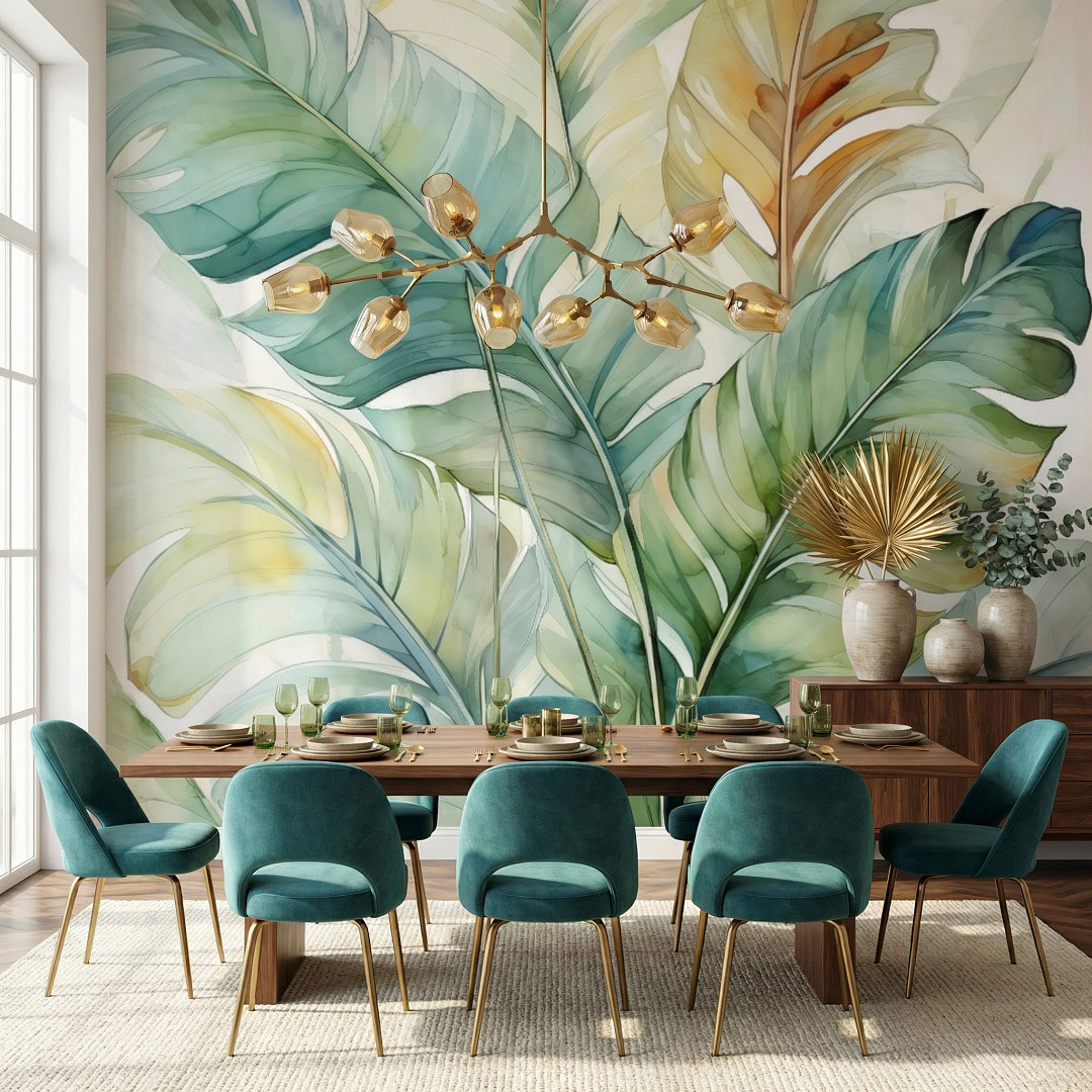 Botanik Yapraklar Duvar Kağıdı