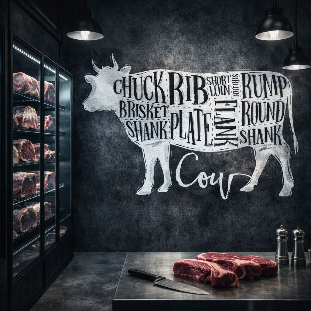 Kasap ve Et Şarküteri Konsept Duvar Kağıdı